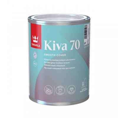 Лак для деревянных поверхностей глянцевый  Tikkurila Kiva 70 (0.9л)