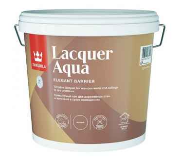 Tikkurila Lacquer Aqua защитный интерьерный лак полуглянцевый (2,7л)