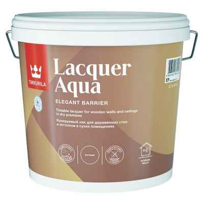 Tikkurila Lacquer Aqua защитный интерьерный лак полуглянцевый (2,7л)
