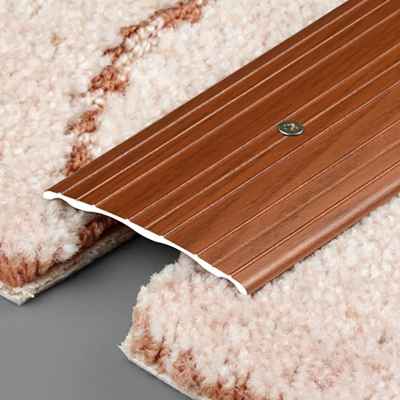 Порог прямой стыкоперекрывающий Лука ПС-07, 900 x 60 мм, бук