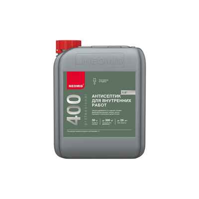 Антисептик деревозащитный NEOMID 400 для внутренних работ (5л)