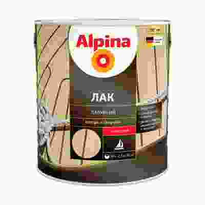 Лак яхтный Alpina, алкидно-уретановый, глянцевый 2,5 л