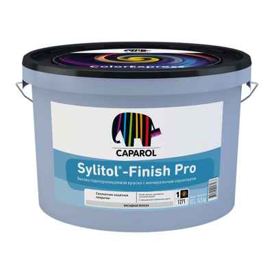 Краска фасадная Caparol Sylitol-Finish Pro, белая, 10 л