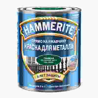Краска для металла гладкая Hammerite Ral 6005 зеленый мох (2,5л)