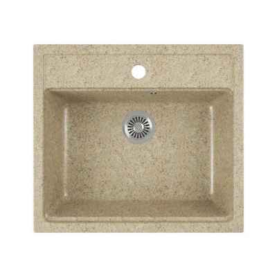 Мойка для кухни GreenStone GRS-06-302, врезная, 565 x 505 мм, песочная