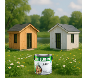 Лазурь для защиты древесины на водной основе JUB Jubin бесцветная (2,25л)