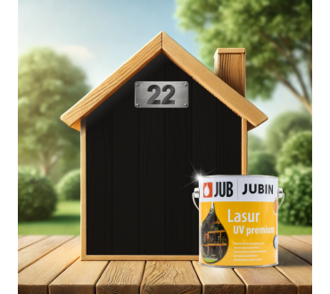 Пропитка для защиты древесины JUB Lasur UV Premium №22 эбеновый (10л)