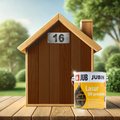 Пропитка для защиты древесины JUB Lasur UV Premium №16 орех (10л)