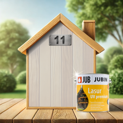 Пропитка для защиты древесины JUB Lasur UV Premium №11 белый (10л)