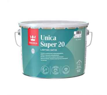 Tikkurila Unica Super 20 Износостойкий уретано-алкидный лак для деревянных поверхностей полуматовый (9л)