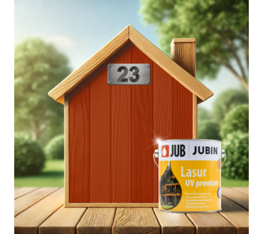 Пропитка для защиты древесины JUB Lasur UV Premium №23 махагон (10л)