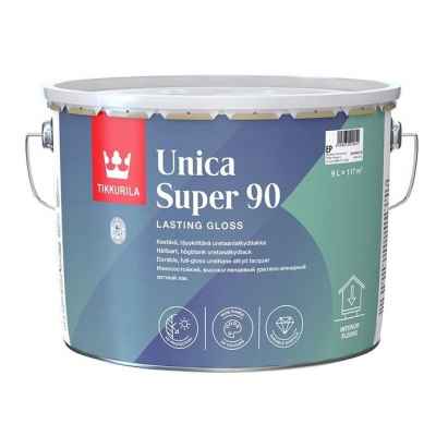 Tikkurila Unica Super 90 Износостойкий уретано-алкидный лак для деревянных поверхностей глянцевый (2,7л)