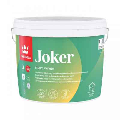 Краска интерьерная моющаяся Tikkurila Joker база А (9л)