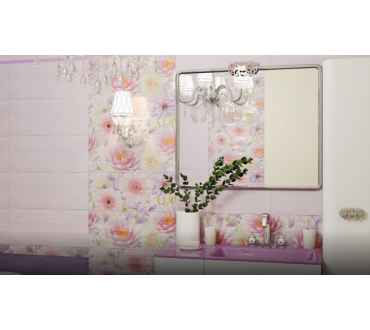 Плитка настенная Gracia Ceramica Aquarelle lilac wall 03 250х600