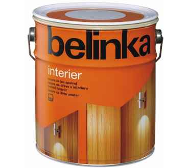 Деревозащитное покрытие на водной основе Belinka Interier №67 ориентально-оранжевая 10 л
