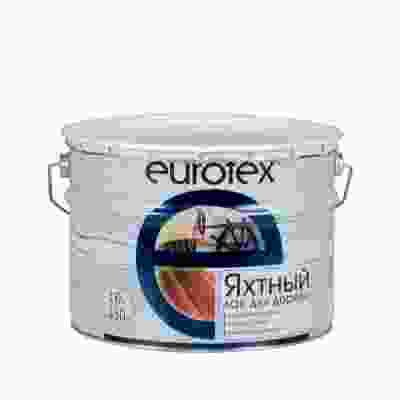 Лак яхтный алкидно-уретановый EUROTEX глянцевый 10 л