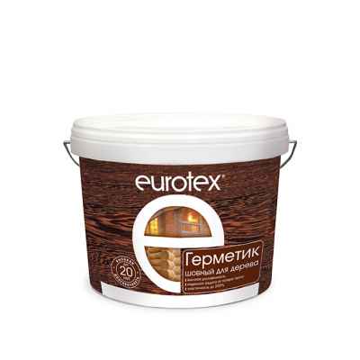 Eurotex шовный герметик для дерева белый 3 кг
