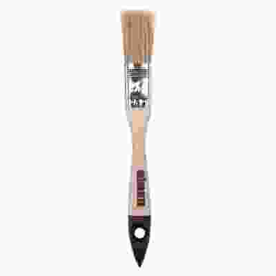 БИБЕР 31121 Кисть флейцевая натуральная щетина деревянная ручка серия Стандарт 20мм