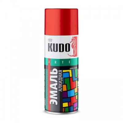 Эмаль КУДО KU-1026 аэрозольная универсальная серебро (0,52л)