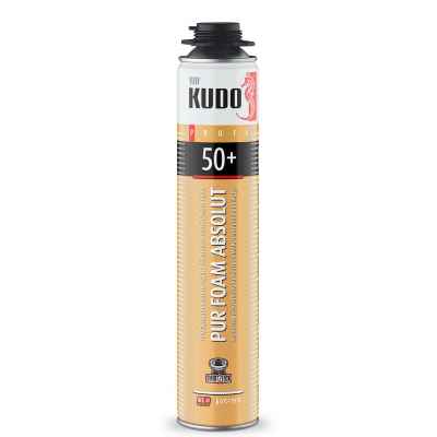 Пена монтажная Kudo (Кудо) профессиональная Proff 50+ (1000мл/870гр)
