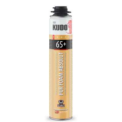 Пена монтажная Kudo (Кудо) профессиональная Proff 65+ (1000мл/930гр)
