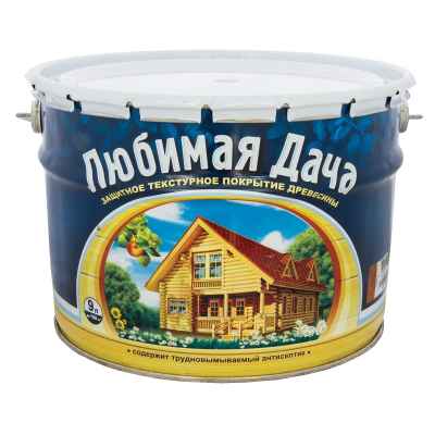 Любимая дача защитно-декоративное покрытие для древесины (9л) груша