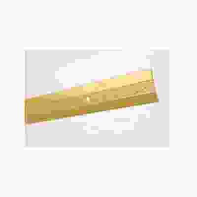 Порог прямой стыкоперекрывающий Лука ПС-01 1800 x 25 мм золото