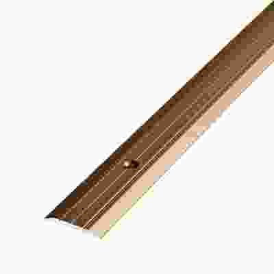 Порог прямой стыкоперекрывающий Лука ПС 03-1350-04 бронза (1,35м) 37мм