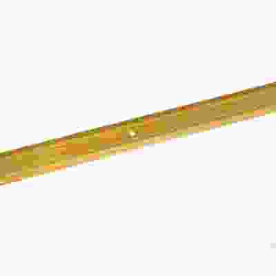 Порог прямой стыкоперекрывающий Лука ПС 03-1800-082 дуб светлый (1,8м) 37мм