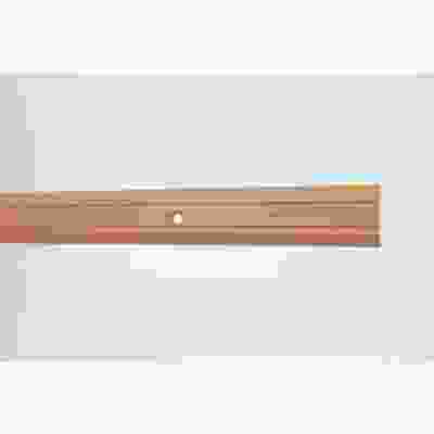 Порог прямой стыкоперекрывающий Лука ПС-01, 1800 x 25 мм, бук натуральный