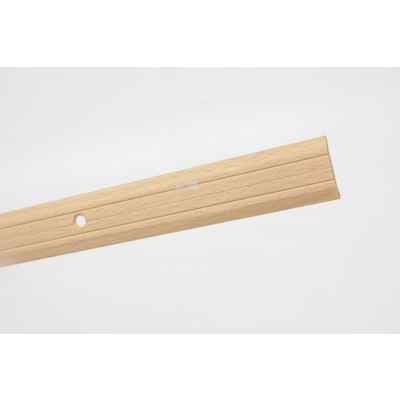 Порог прямой стыкоперекрывающий Лука ПС 03-1800-083Н бук натуральный (1,8м) 37мм