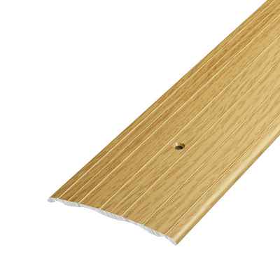 Порог прямой стыкоперекрывающий Лука ПС 07-900-082 дуб светлый (0,9м) 60мм