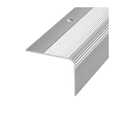 Порог угловой Лука ПУ 03-900-01 900 x 24 x 18 мм, серебро люкс