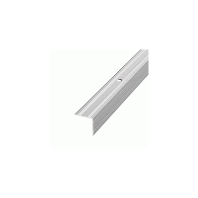 Порог угловой Лука ПУ-05, 900 x 20 x 20 мм, серебро люкс