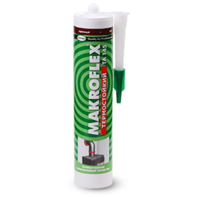 Герметик термостокий силиконовый Makroflex TA145 красный (300мл)