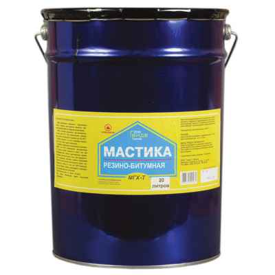 Мастика резино-битумная ГРИДА МГХ-Т (21кг)