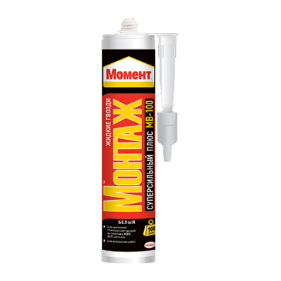 Монтажный клей Момент ''Монтаж Суперсильный Плюс'' (400г) картридж