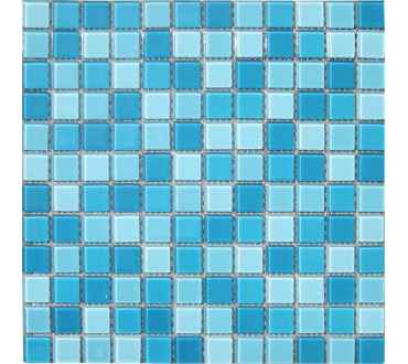 Мозаика Elada Crystal CB301 (327х327х4мм) бело-голубой