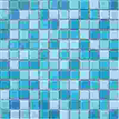 Мозаика Elada Crystal CB301 (327х327х4мм) бело-голубой