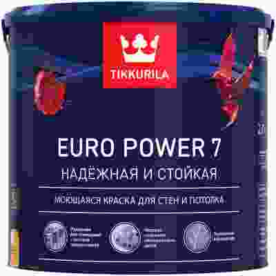 Tikkurila Euro Power 7 Краска моющаяся краска для стен и потолка матовая (2,7л)