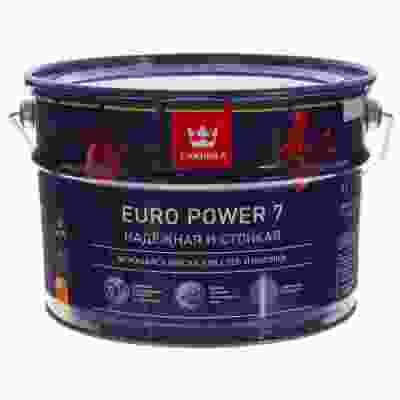 Tikkurila Euro Power 7 Краска моющаяся краска для стен и потолка матовая (9л)