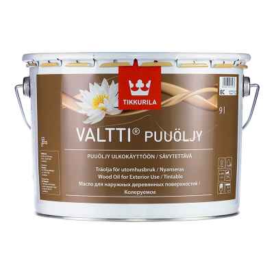 Tikkurila Valtty Puuoljy масло для защиты деревянных поверхностей (9л)
