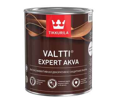 Tikkurila Valtti Expert Akva Высокоэффективная декоративно-защитная лазурь беленый дуб (0,9л)