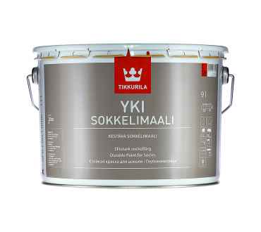 Tikkurila Yki Краска для окраски бетонных цоколей щелочестойкая  (9л)