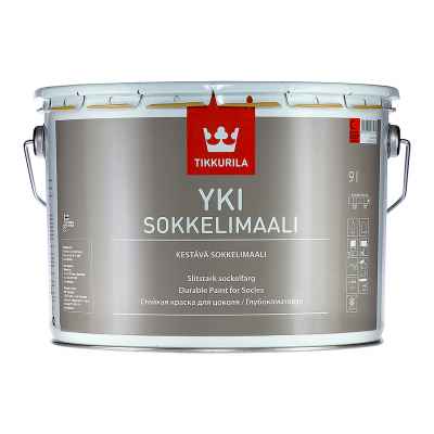 Tikkurila Yki Краска для окраски бетонных цоколей щелочестойкая  (9л)