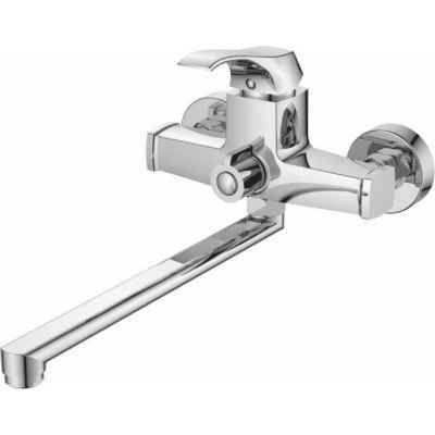 Смеситель для ванны Voda CO 31 хром с изливом 320 мм с аксессуарами