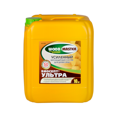 Woodmaster Биосепт Ультра антисептический пропиточный состав для древесины 10кг