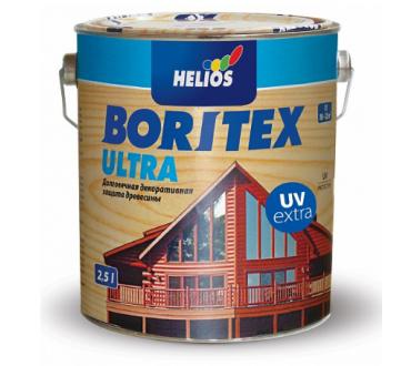 Boritex Ultra UV extra бесцветное декоративное лазурное покрытие 10л