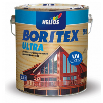 Boritex Ultra UV extra бесцветное декоративное лазурное покрытие 10л