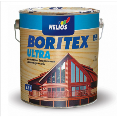 Boritex Ultra декоративное лазурное защитное покрытие №3 тик 10л